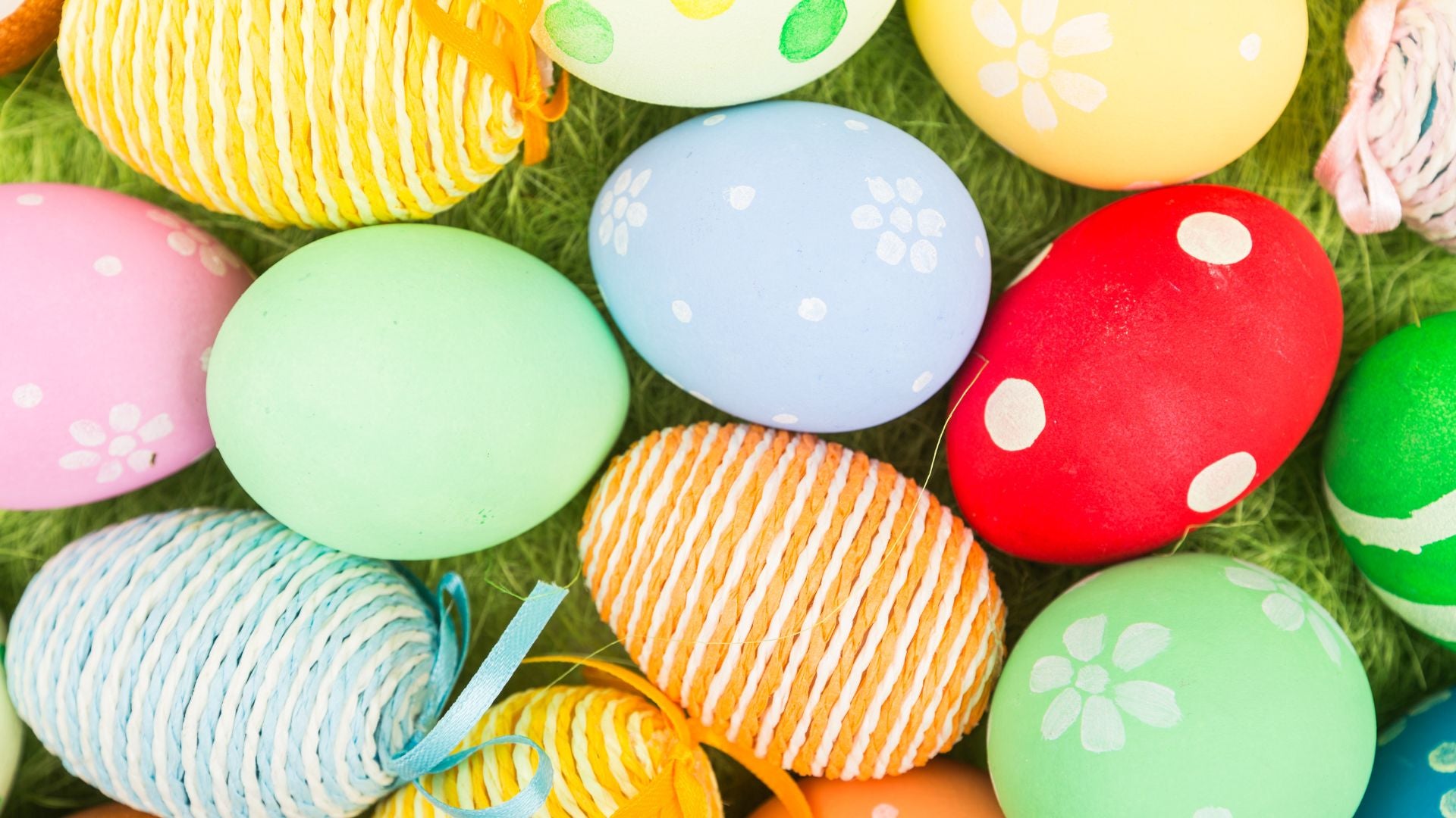 Colorful Easter Eggs for Welcoming April Born Baby