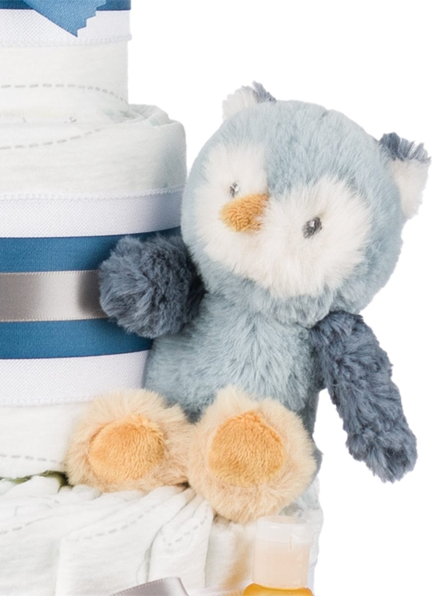 Lil' Baby Cakes Lil Owl 4 Tier Diaper Cake