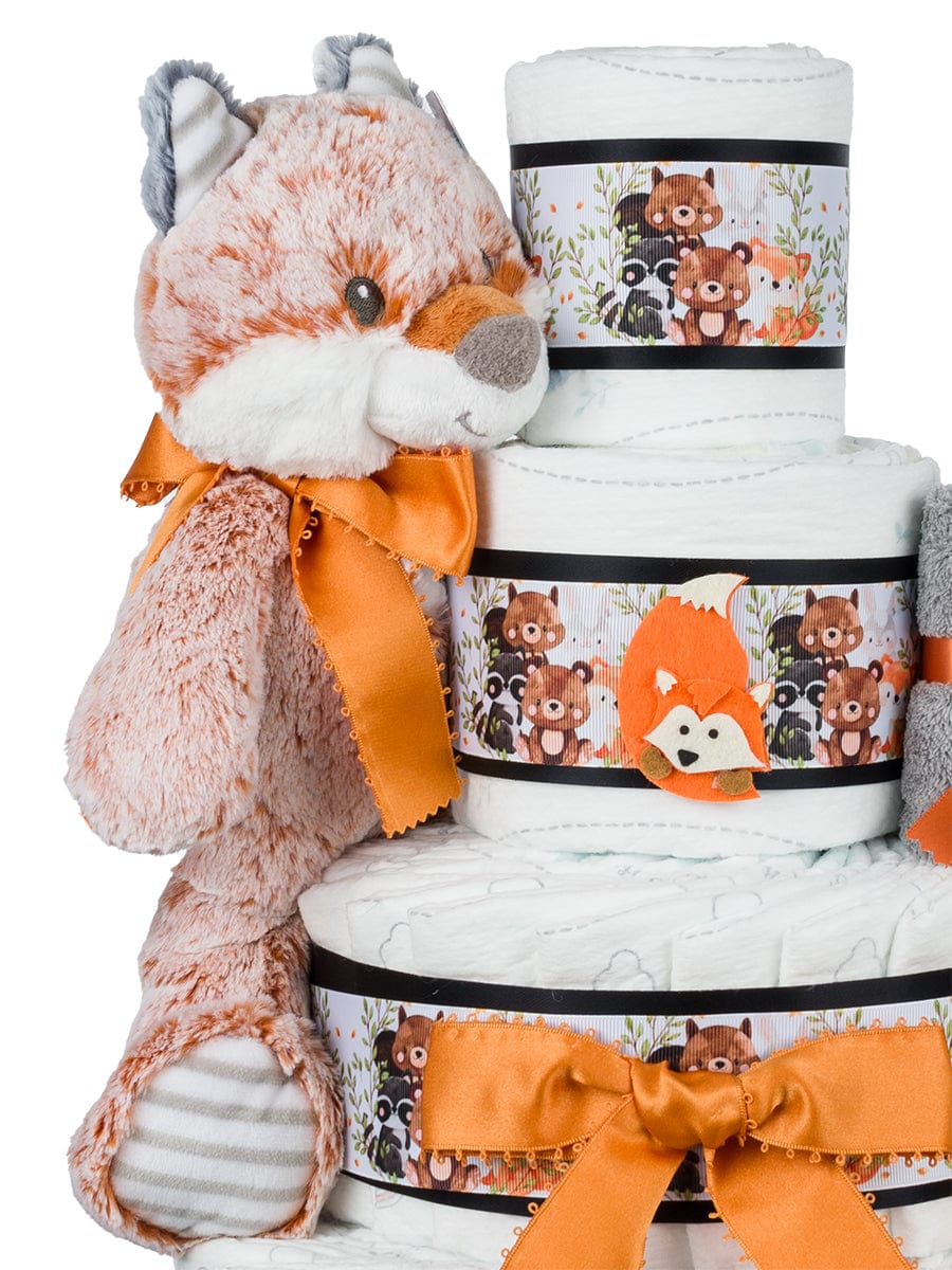 Lil' Baby Cakes My Lil' Fox Neutral Diaper Cake