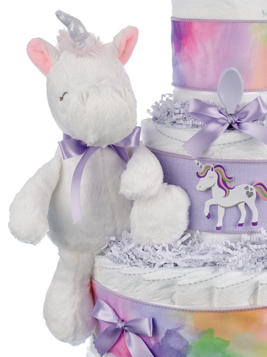 Lil' Baby Cakes My Lil' Unicorn 3 Tier Baby Diaper Cake