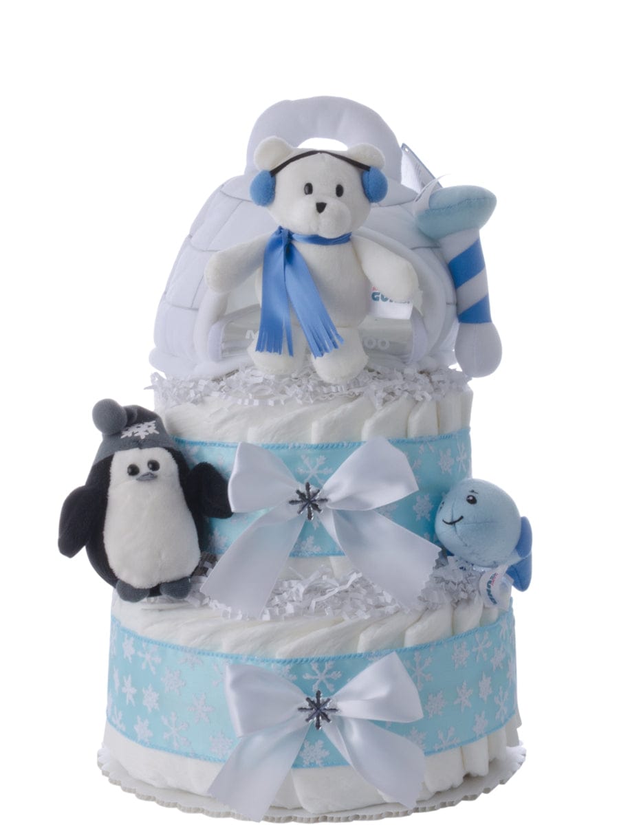Lil' Baby Cakes Lil' Penguin 3 Tier Diaper Cake