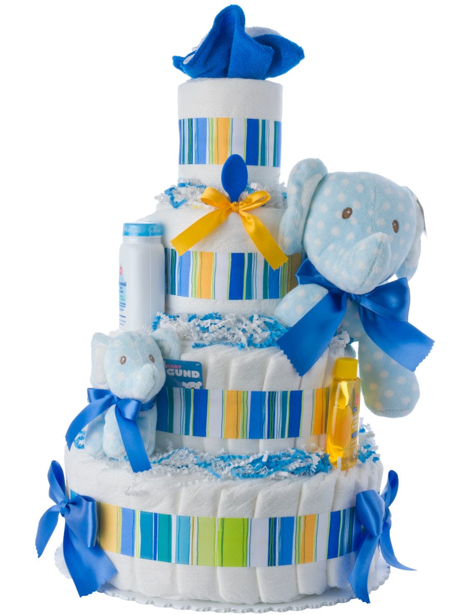 Lil' Baby Cakes Lolly and Friends Baby Elephant Diaper Cake