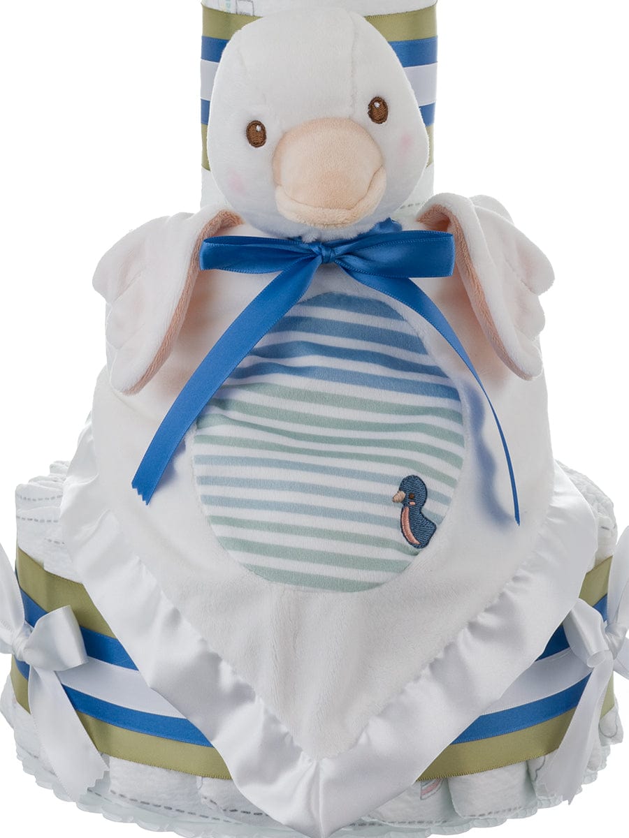 Lil&#39; Baby Cakes Flappy the Goose 3 Tier Diaper Cake