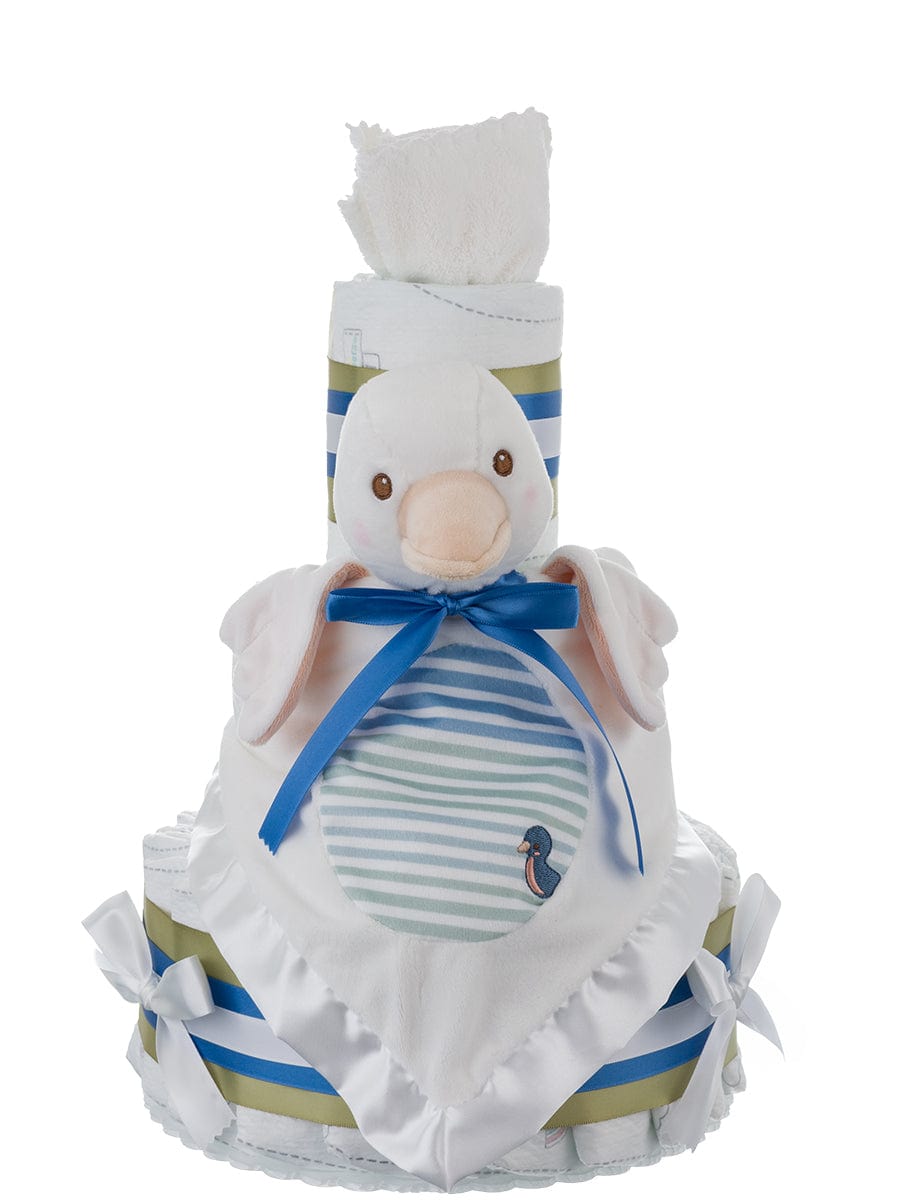 Lil&#39; Baby Cakes Flappy the Goose 3 Tier Diaper Cake