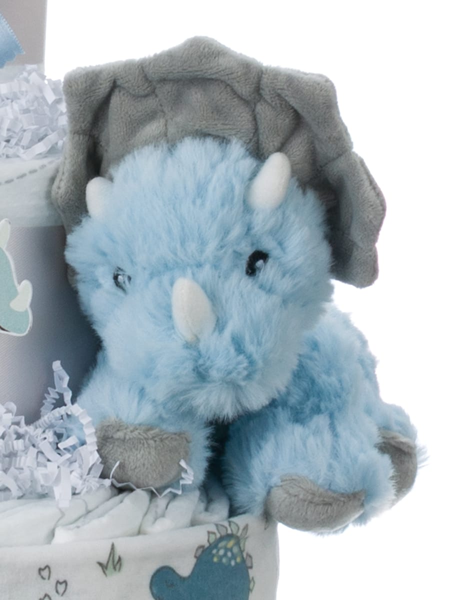Lil' Baby Cakes Lil' Dino 3 Tier Dinosaur Diaper Cake for Boys