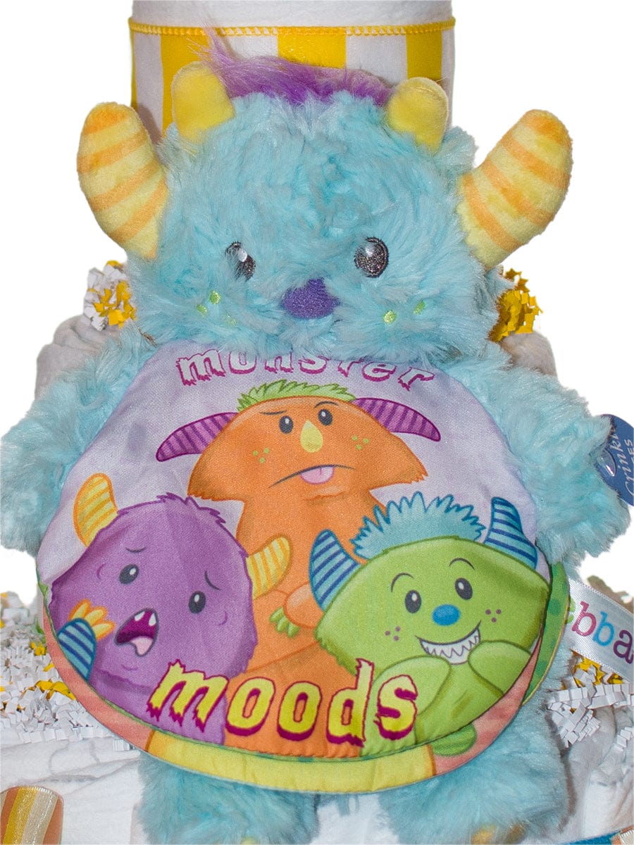 Lil' Baby Cakes Lil' Monster Moods Baby Diaper Cake