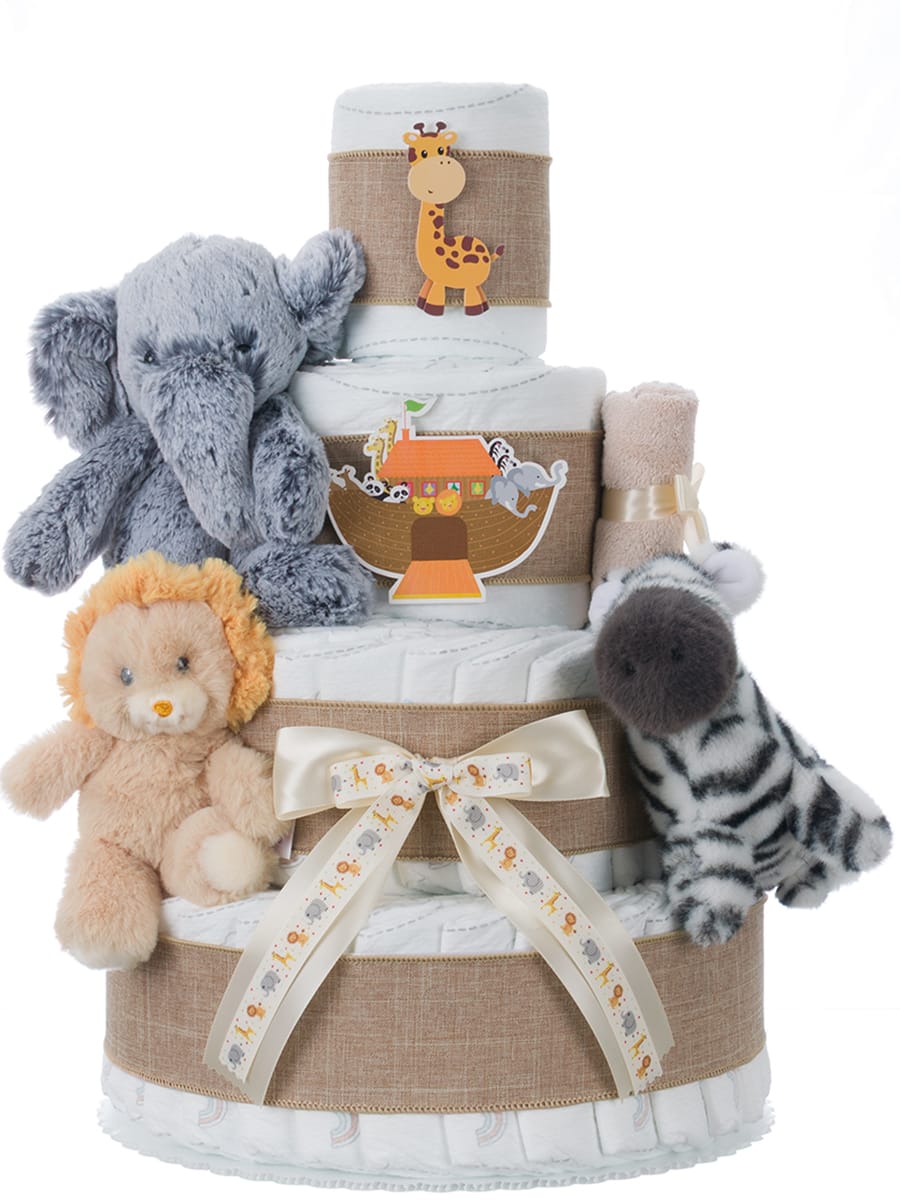 Lil' Baby Cakes Lil' Noah's Ark Diaper Cake