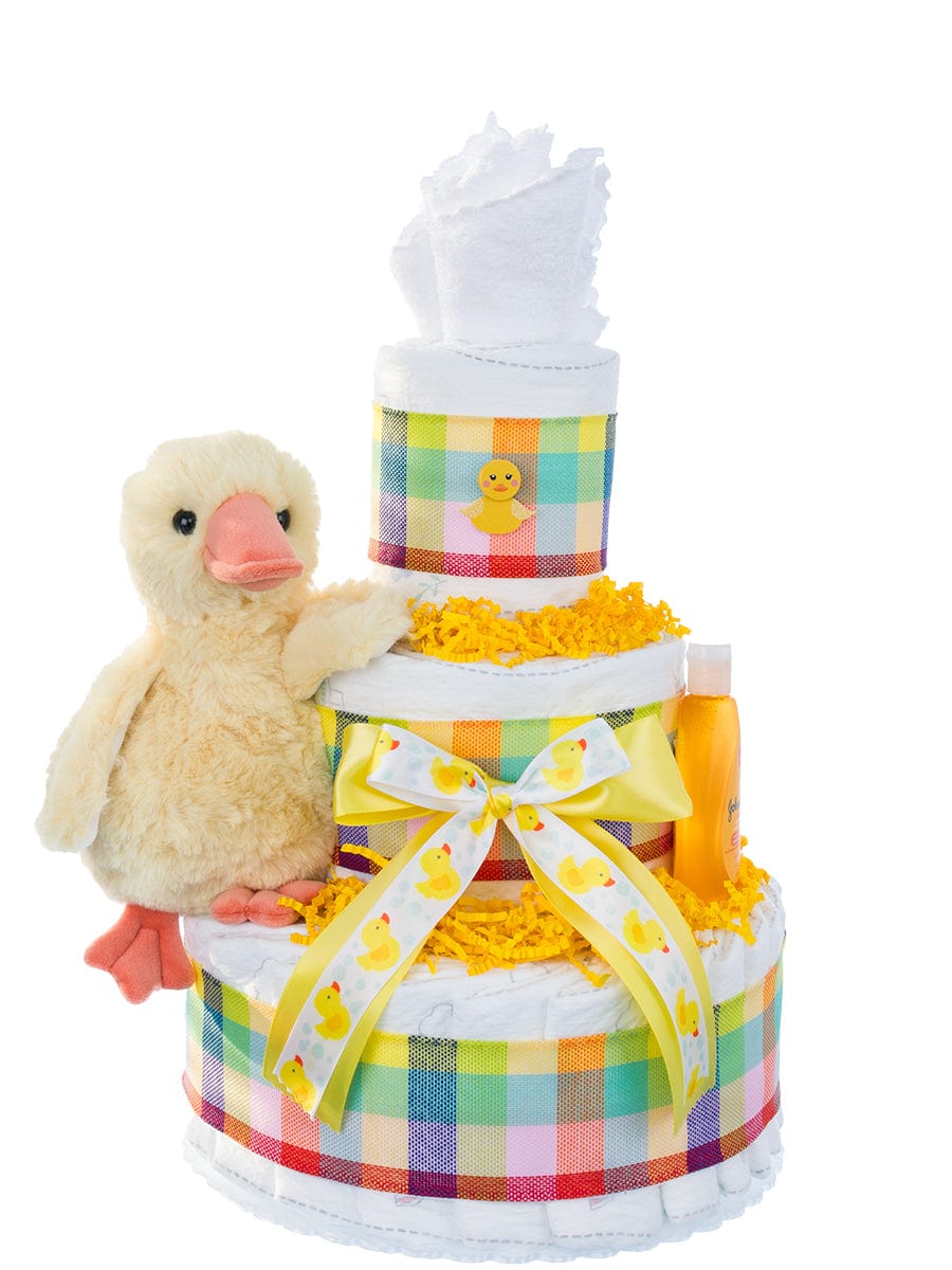 Lil' Baby Cakes Lil' Yellow Duck Baby Diaper Cake