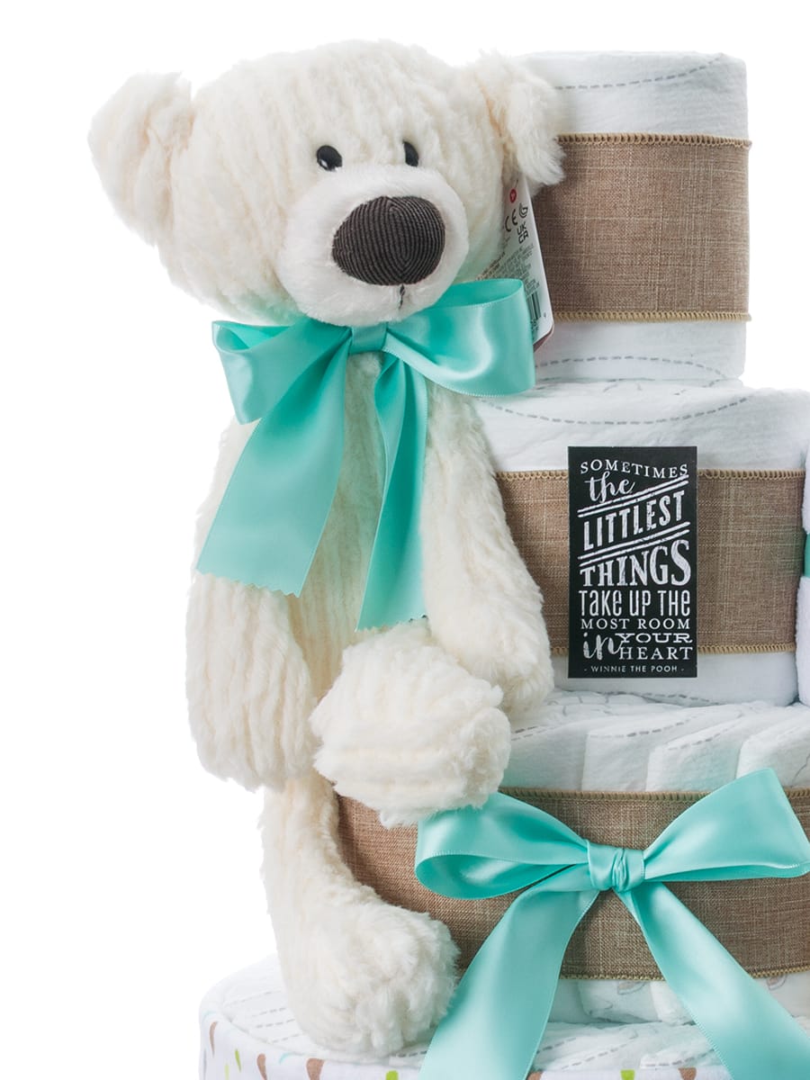 Lil' Baby Cakes Littlest Thing 4 Tier Diaper Cake