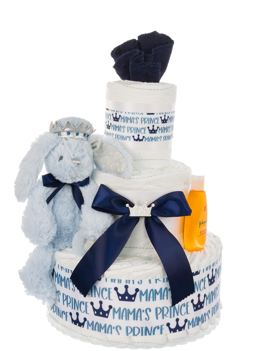 Lil' Baby Cakes Mama's Prince Baby Diaper Cake for Boys