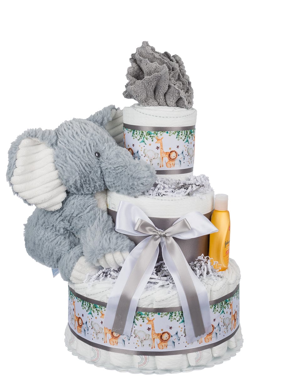 Lil' Baby Cakes Safari 3 Tier Diaper Cake