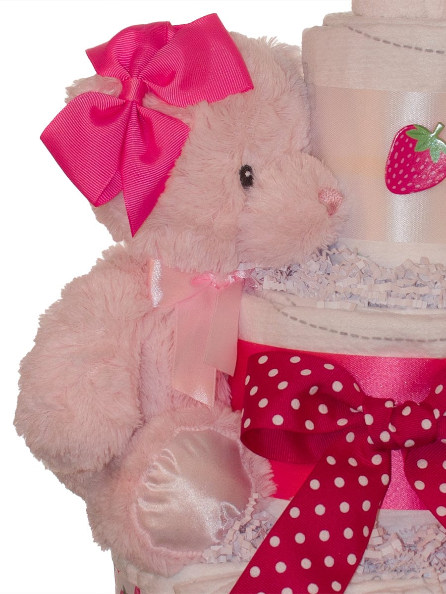 Lil' Baby Cakes So Berry Cute 3 Tier Diaper Cake for Girls