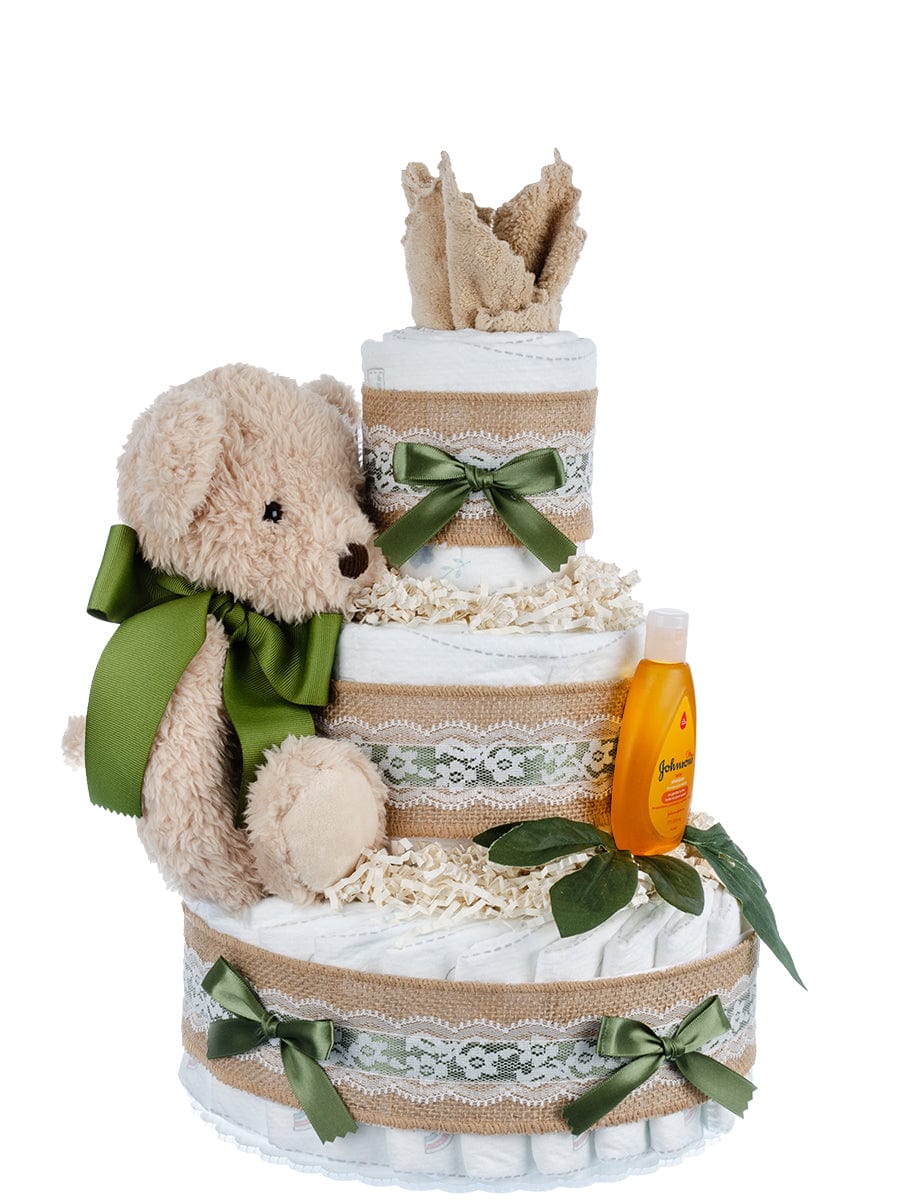 Lil' Baby Cakes Welcome Baby Neutral Diaper Cake