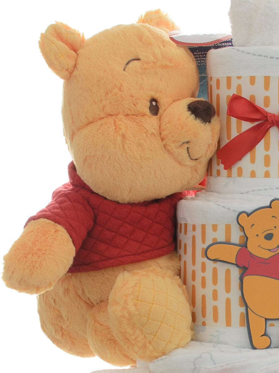 Lil' Baby Cakes Winnie The Pooh 4 Tier Diaper Cake