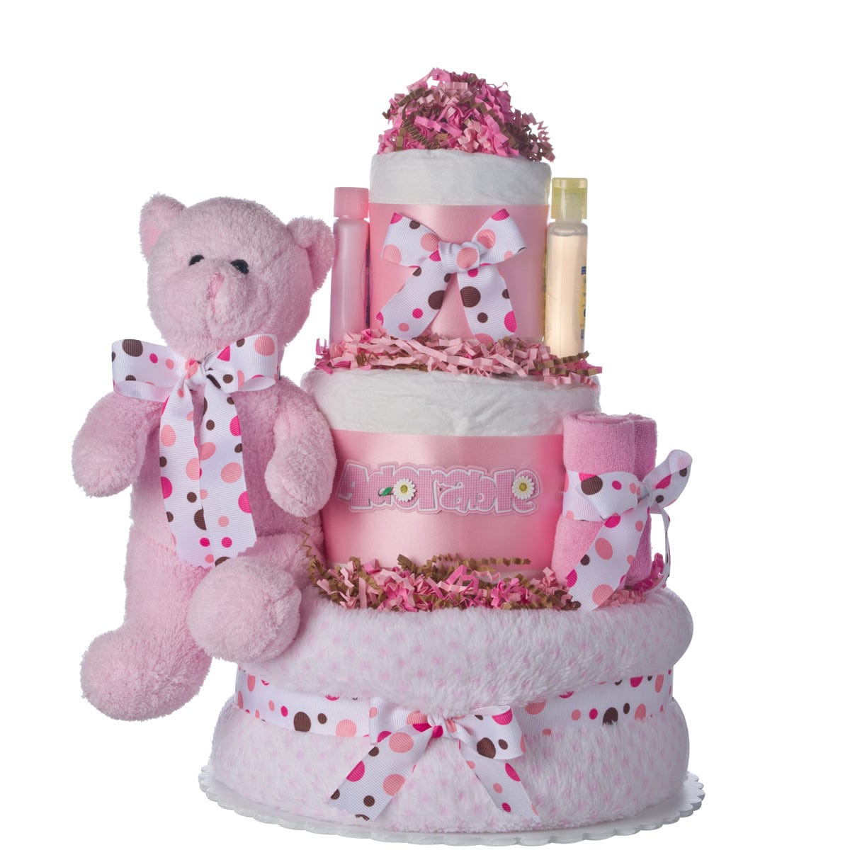 Lil' Baby Cakes Adorable Girl 3 tier  Lil Baby Cake