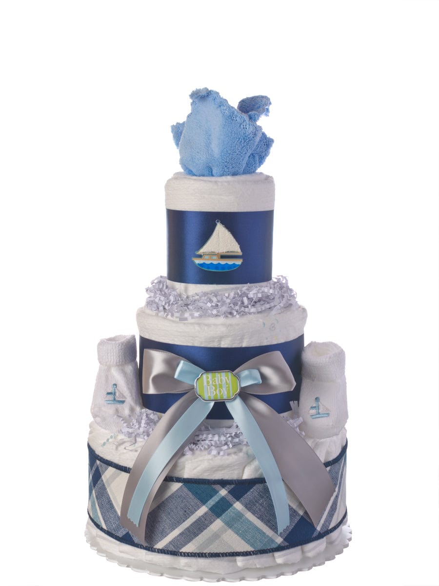 Lil' Baby Cakes Away We Sail Diaper Cake