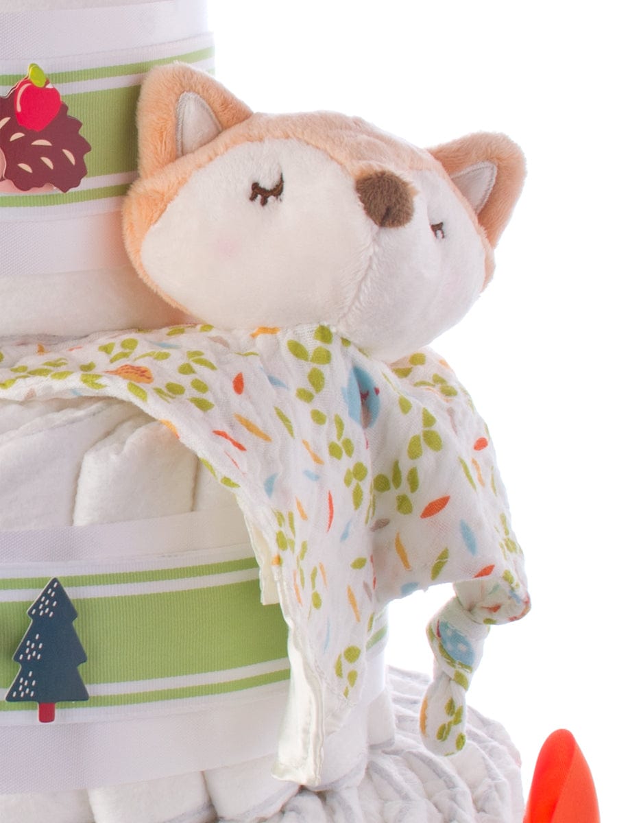 Lil&#39; Baby Cakes Johnson baby products Fox and Friend Neutral Diaper Cake