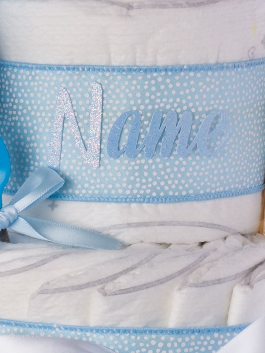 Lil&#39; Baby Cakes He&#39;s Perfect Boys Diaper Cake
