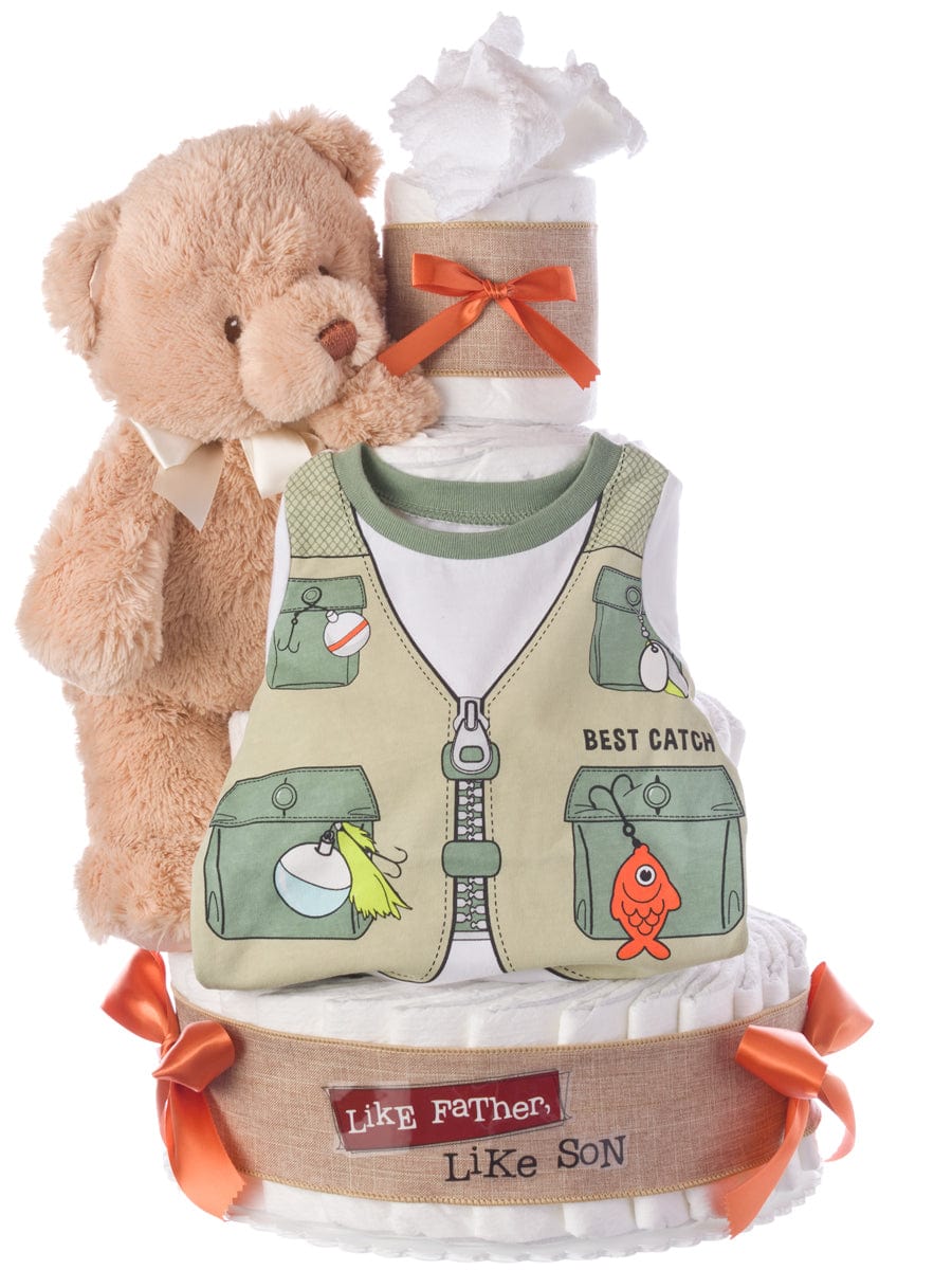 Lil&#39; Baby Cakes Like Father Like Son Diaper Cake