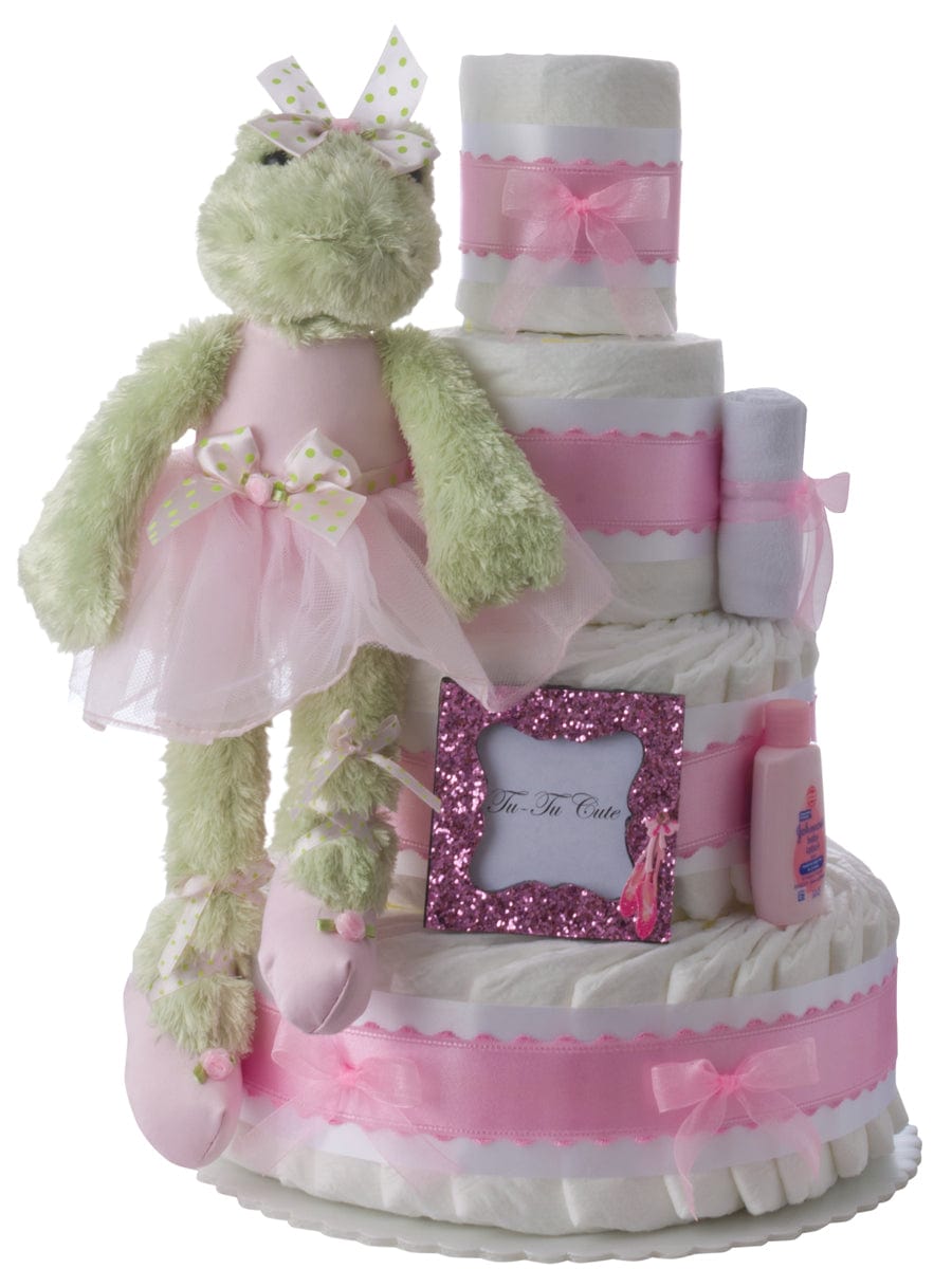 Lil' Baby Cakes Lil Ballerina 4 Tier Diaper Cake