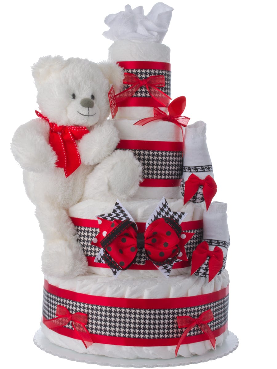 Lil&#39; Baby Cakes Lil&#39; City Girl Baby Diaper Cake