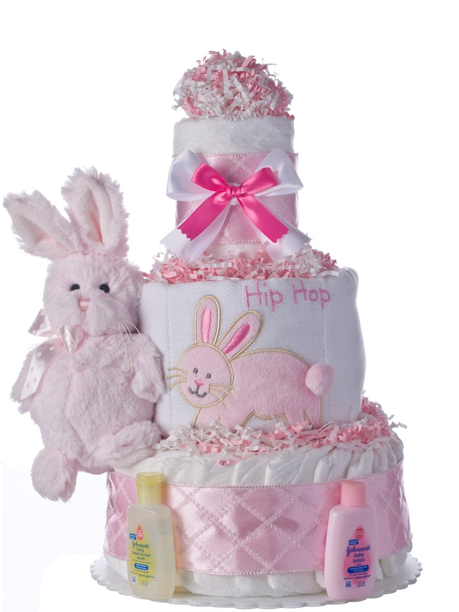 Lil' Baby Cakes Lil' Cotton Ball Baby Diaper Cake