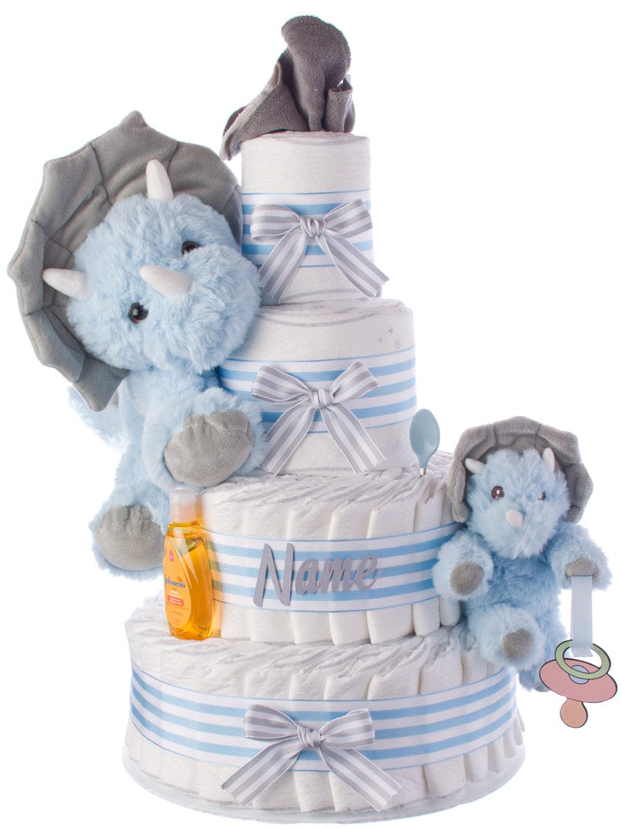 Lil' Baby Cakes Lil' Dino Baby Diaper Cake