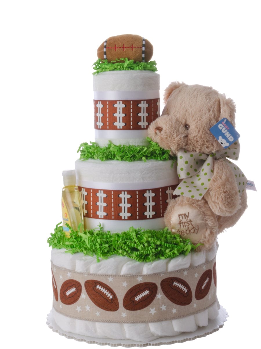 Lil&#39; Baby Cakes Lil&#39; Sports Star 3 Tier Diaper Cake