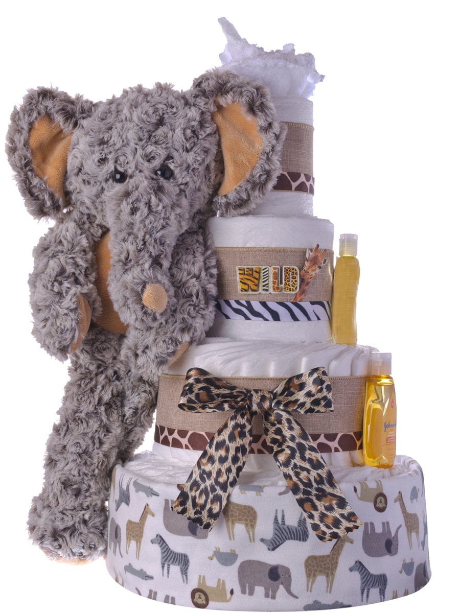 Lil' Baby Cakes Living Wild Diaper Cake for Boys