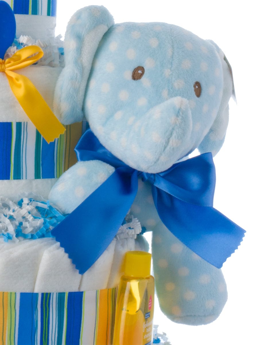 Lil' Baby Cakes Lolly and Friends Baby Elephant Diaper Cake