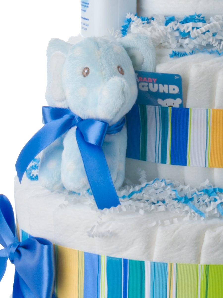 Lil' Baby Cakes Lolly and Friends Baby Elephant Diaper Cake