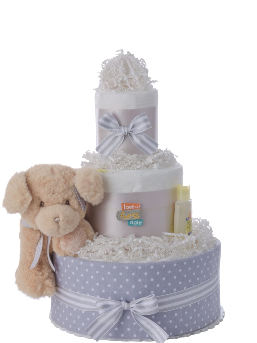 Lil&#39; Baby Cakes Love at First Sight Baby Diaper Cake