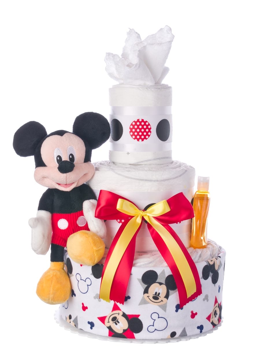 Lil' Baby Cakes Mickey Mouse Baby Diaper Cake