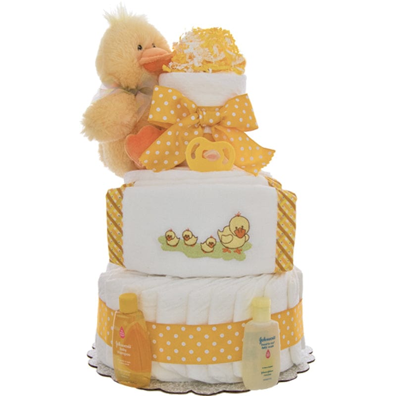 Lil&#39; Baby Cakes Momma Duck 3 Tier Diaper Cake