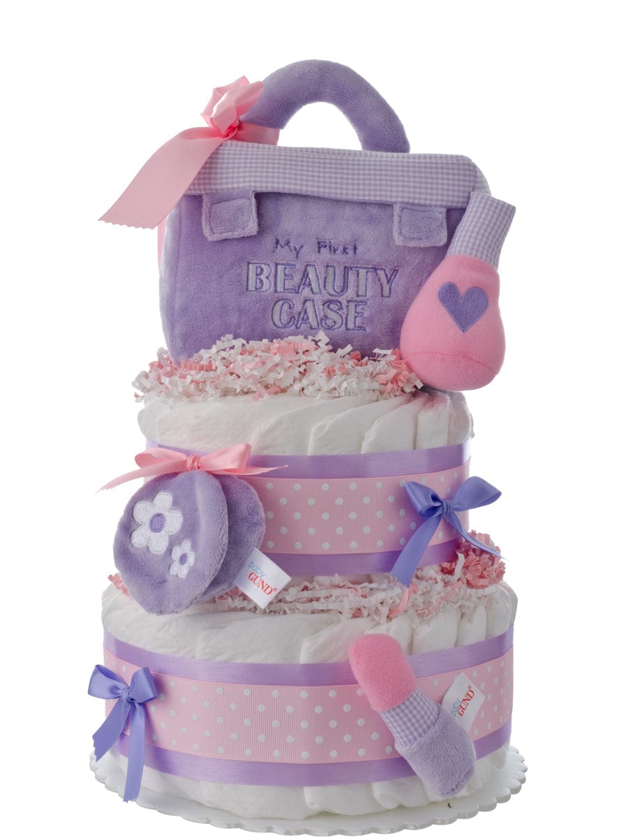 Lil&#39; Baby Cakes My First Beauty Case Baby Diaper Cake
