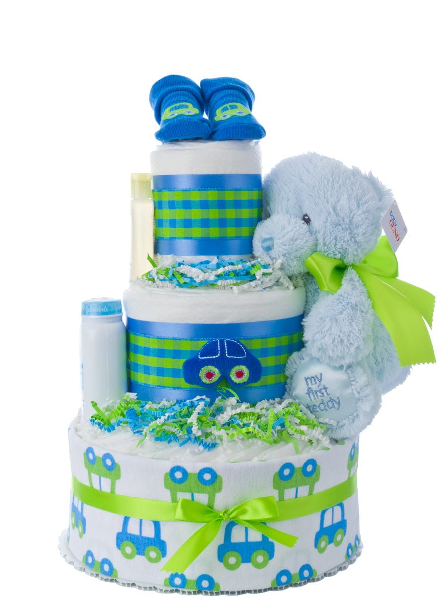 Lil' Baby Cakes My Lil Car Boy's Diaper Cake