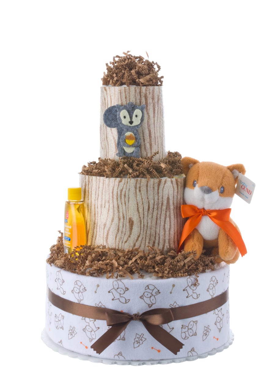 Fox diaper deals cake