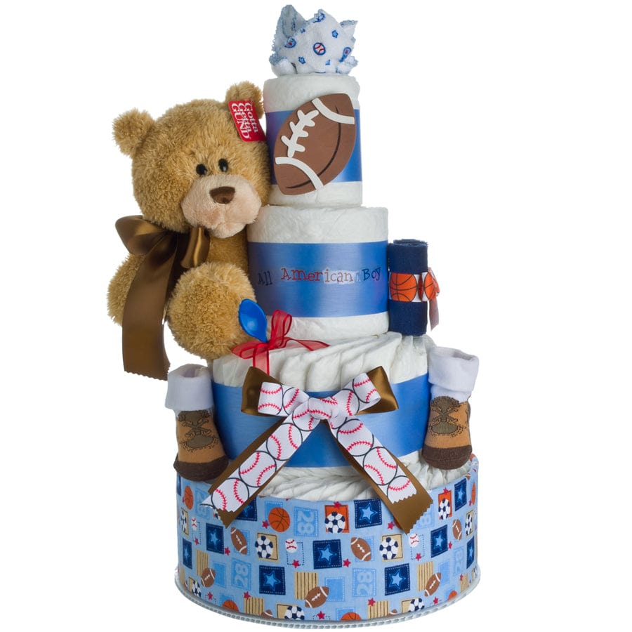 Lil' Baby Cakes My Lil' Sport Diaper Cake