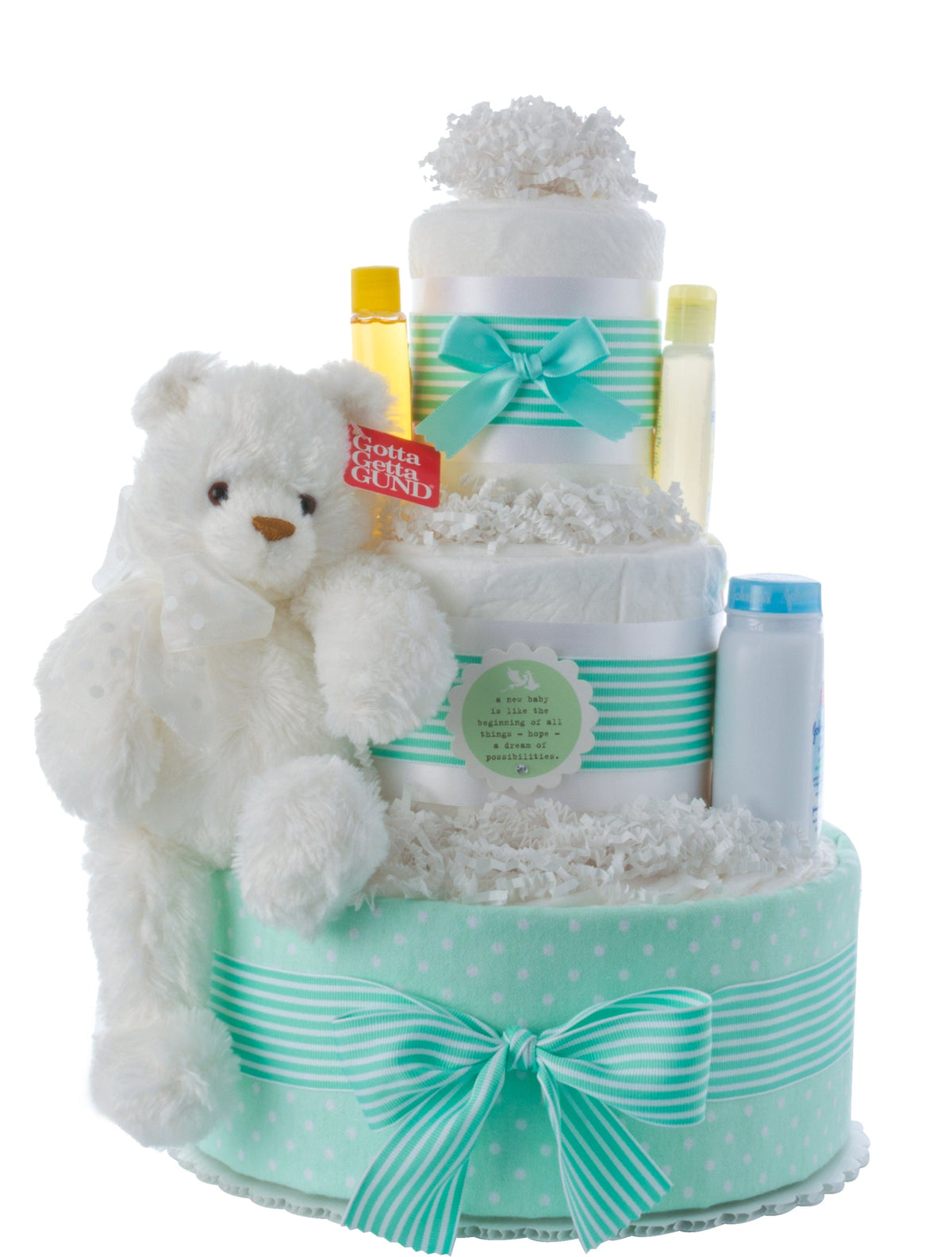 Lil' Baby Cakes New Beginning Diaper Cake