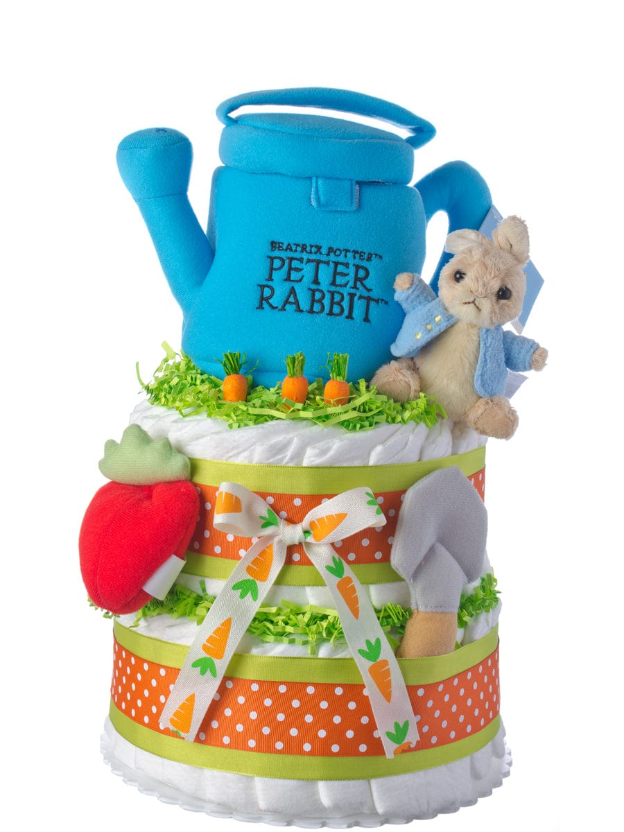 Lil&#39; Baby Cakes Peter Rabbit Baby Diaper Cake