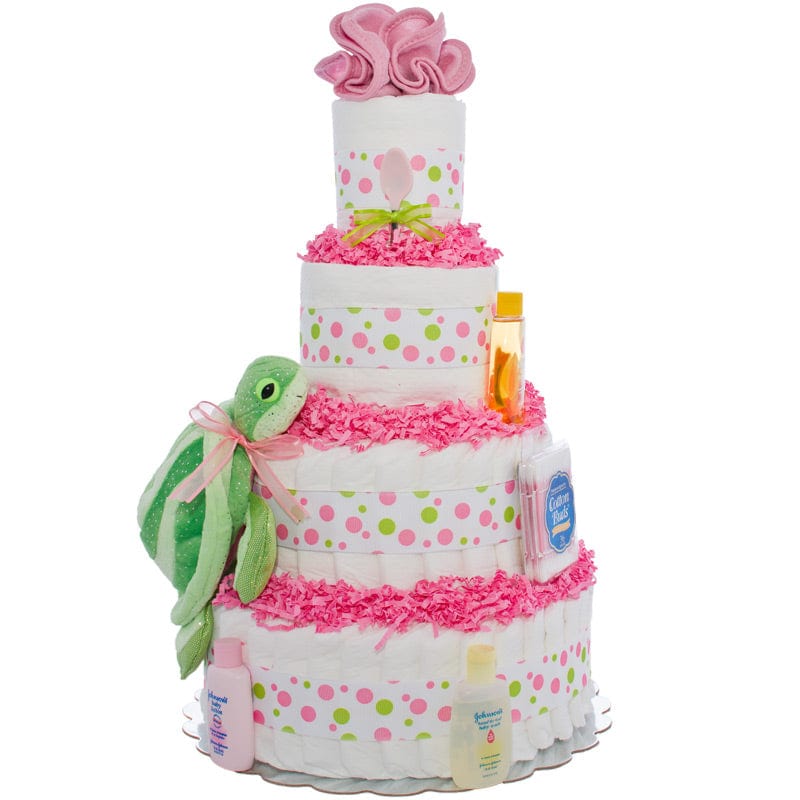 Lil&#39; Baby Cakes Pink Glitter Turtle