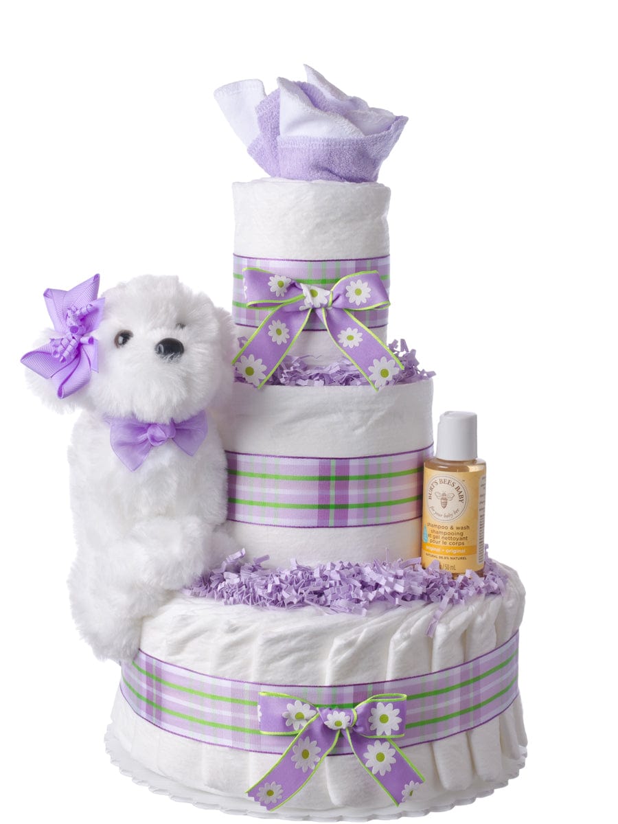 Lil&#39; Baby Cakes Puppy Love Pampers Diaper Cake