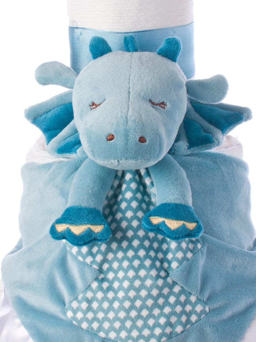 Lil&#39; Baby Cakes Sleepy Dragon Diaper Cake for Boys