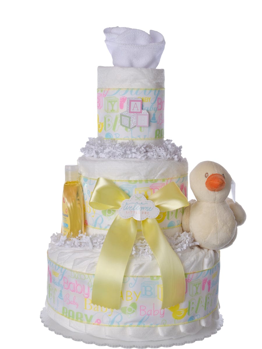 Lil' Baby Cakes Welcome Lil' One Baby Diaper Cake