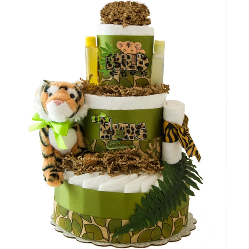 Lil&#39; Baby Cakes Wild Thing 3 Tier Diaper Cake